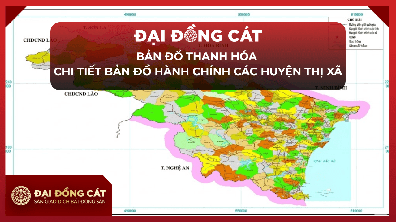 Bản Đồ Thanh Hóa Chi Tiết Bản Đồ Hành Chính Các Huyện Thị Xã